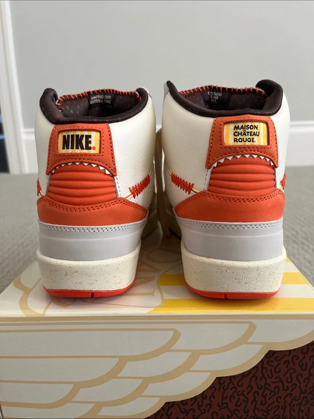 Men’s Jordan 2 Retro Maison Chateau Rouge High Tops